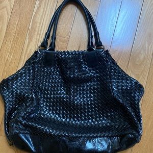 Black Leather tote